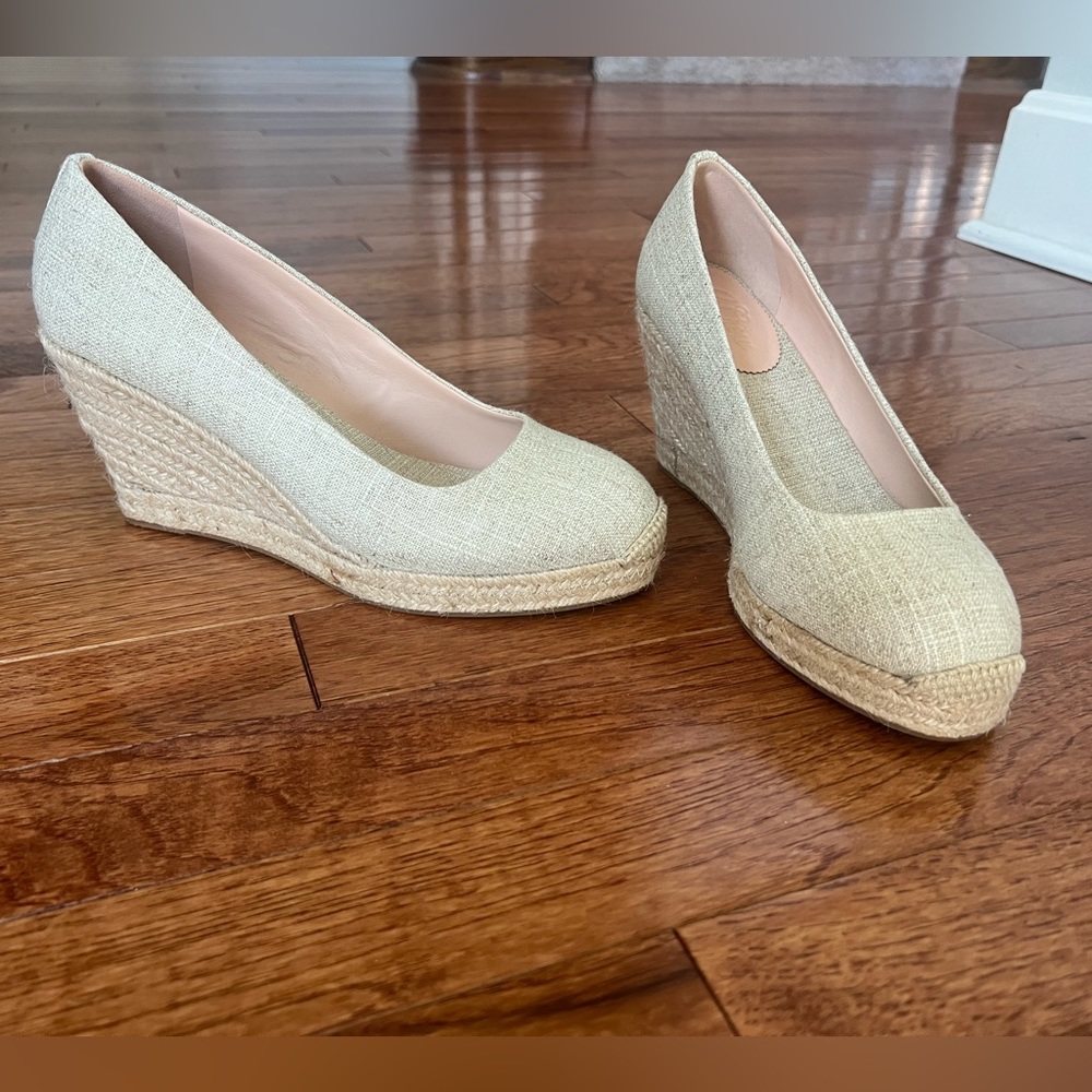 J.Crew espadrilles. Never worn. Size 8. Runs large.